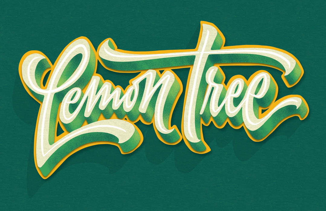 Lettering: Lemon tree
